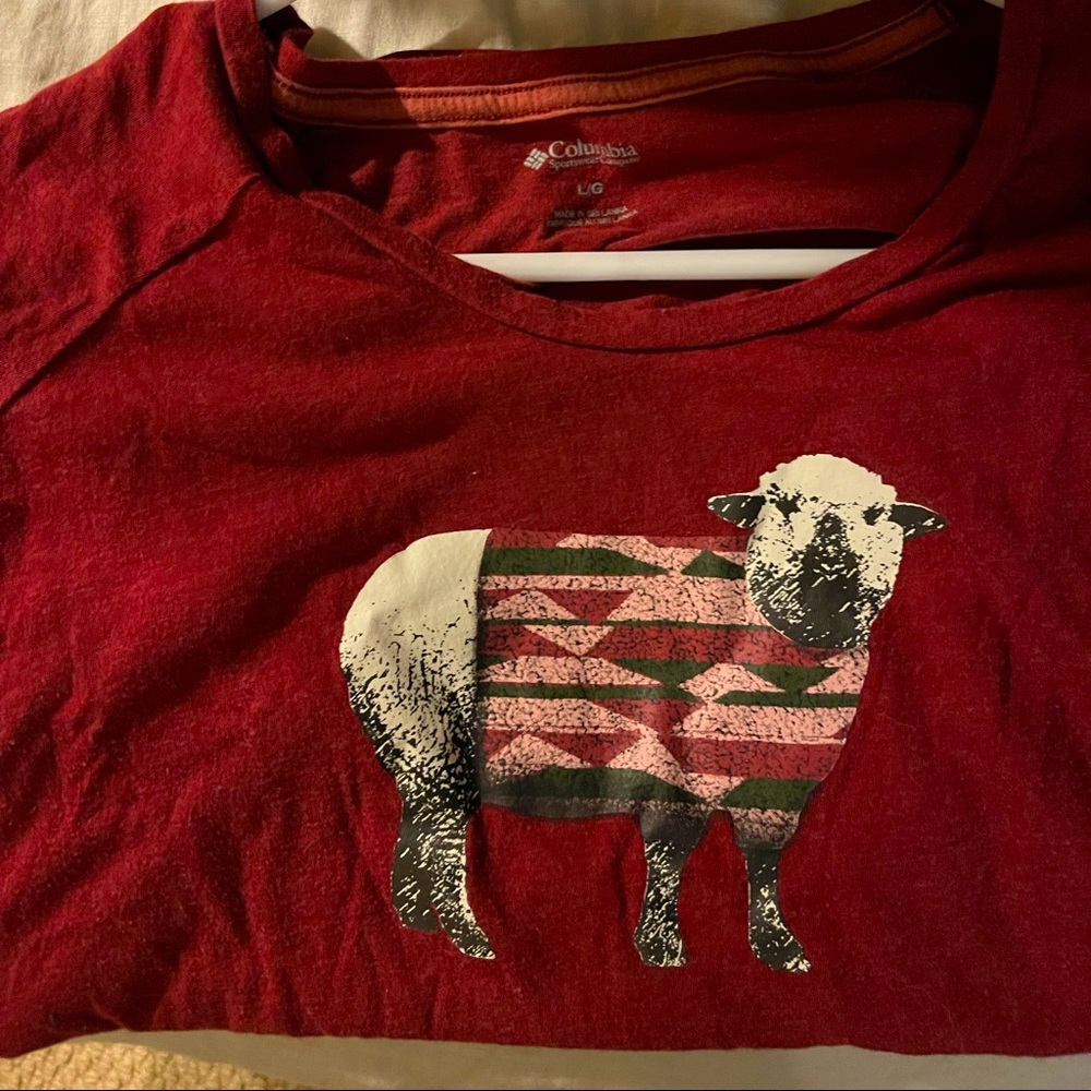 Columbia 3/4 tee